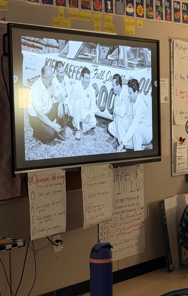 Classroom view of The Henry Ford inHub Model i curriculum. 