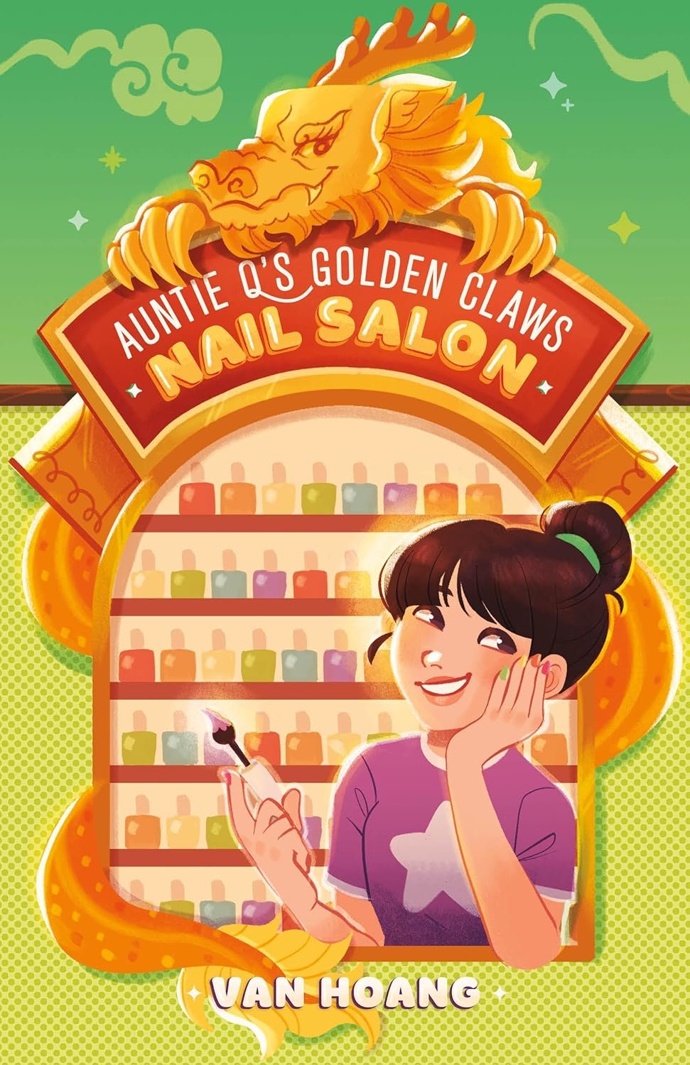 Auntie Q’s Golden Claws Nail Salon book cover