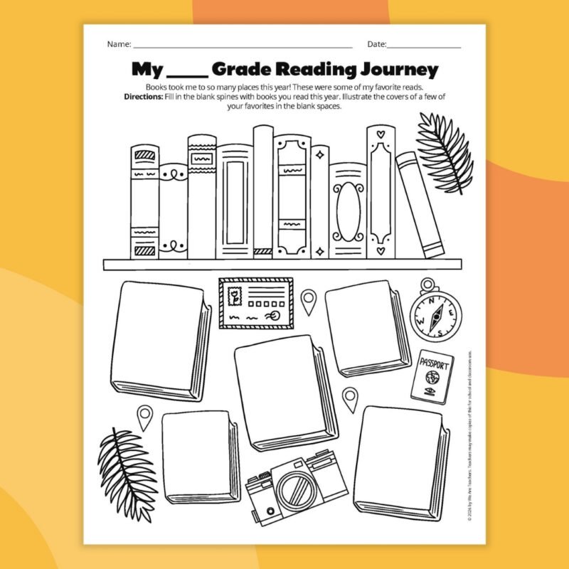 1 printable image from the end of the year memory printable