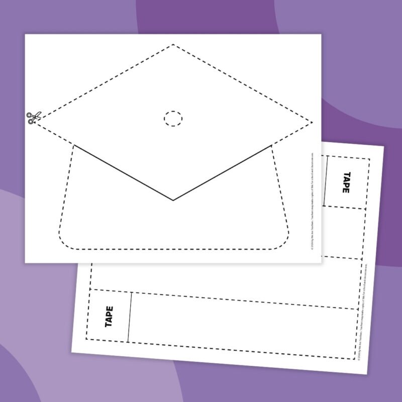 an image of a graduation cap printable for students
