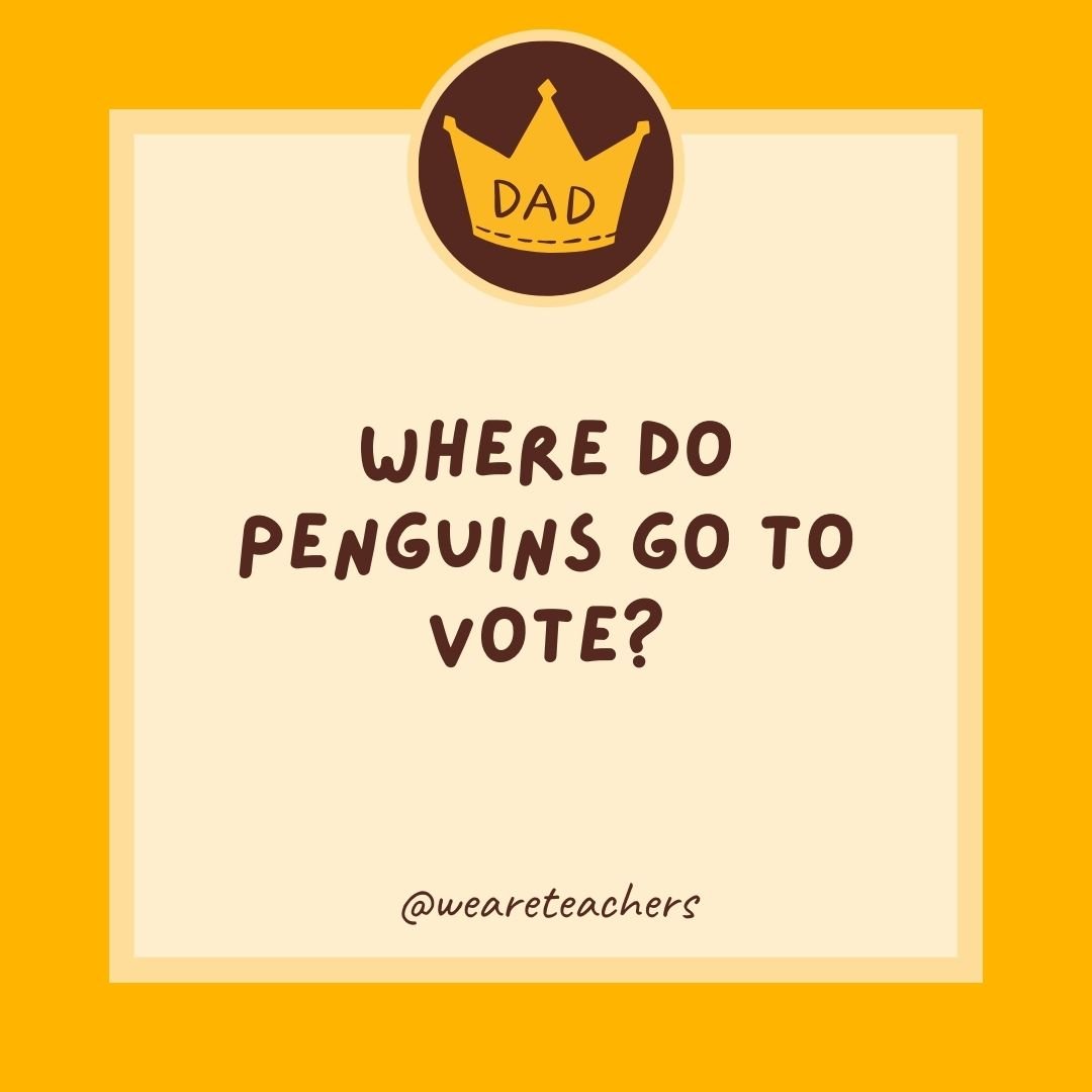 Where do penguins go to vote? Where do penguins go to vote?