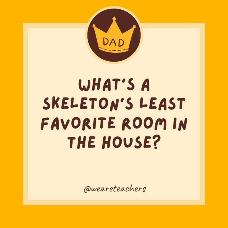 What’s a skeleton’s least favorite room in the house? What’s a skeleton’s least favorite room in the house?