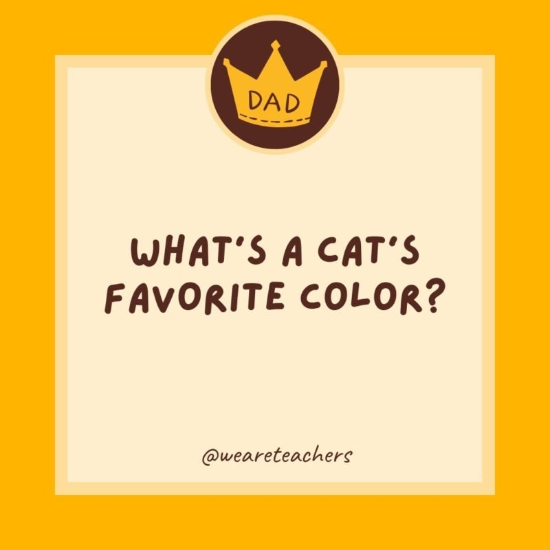 296. What’s a cat’s favorite color? 296. What’s a cat’s favorite color?