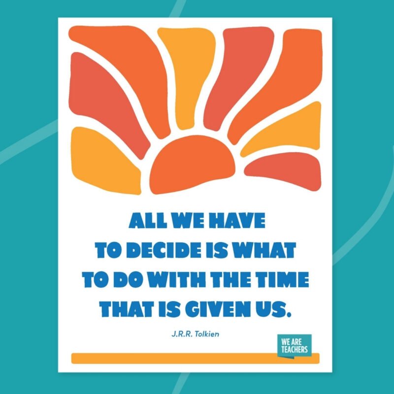 Inpirational quote for students by JRR Tolkien