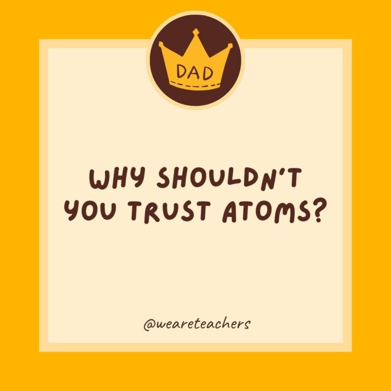 Why shouldn’t you trust atoms? Why shouldn’t you trust atoms?
