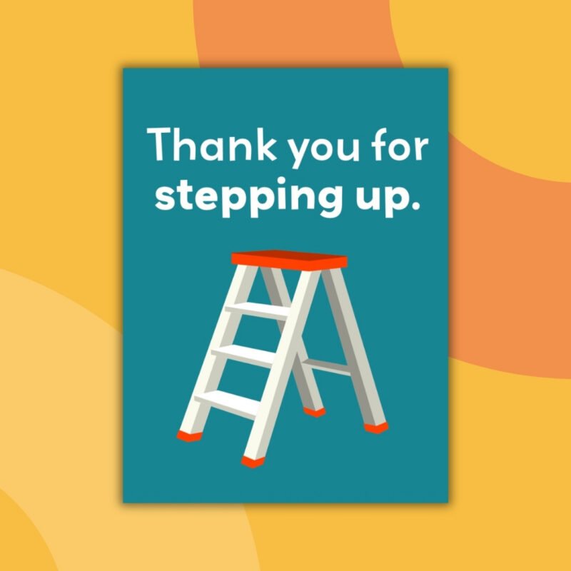 Printable Thank You Cards From Teachers to Students an image of a printable thank you card from teachers to students example