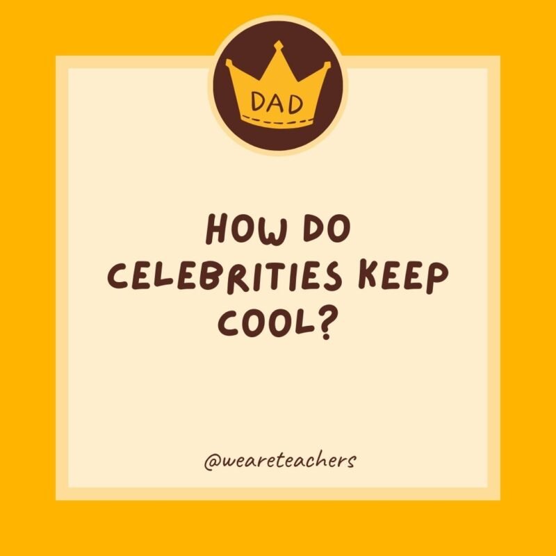 How do celebrities keep cool? They have many fans. How do celebrities keep cool? They have many fans.