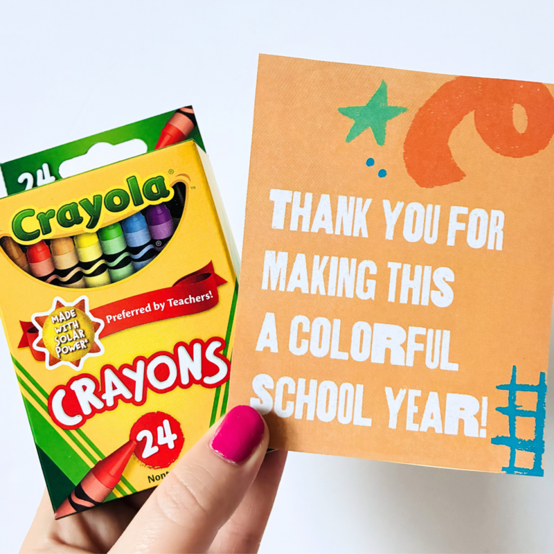 a printable tad and end of year gift for student