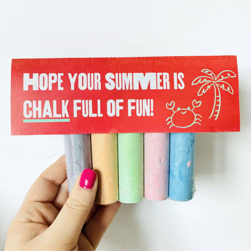 a printable tad and end of year gift for student