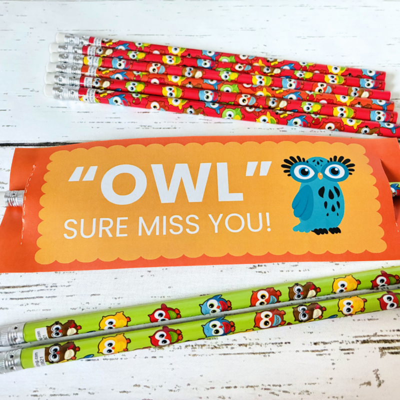 a printable tad and end of year gift for student