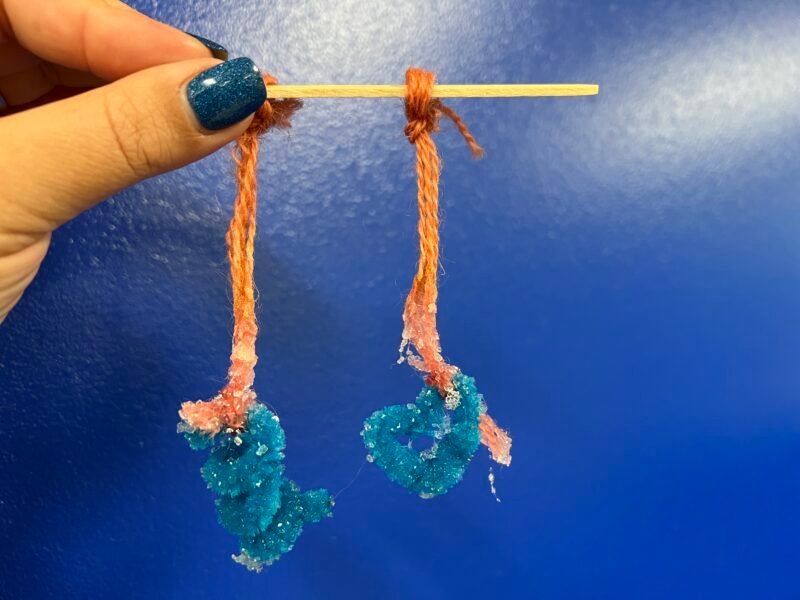 First Grade Science Projects an image of a first grade science experiment: crystals