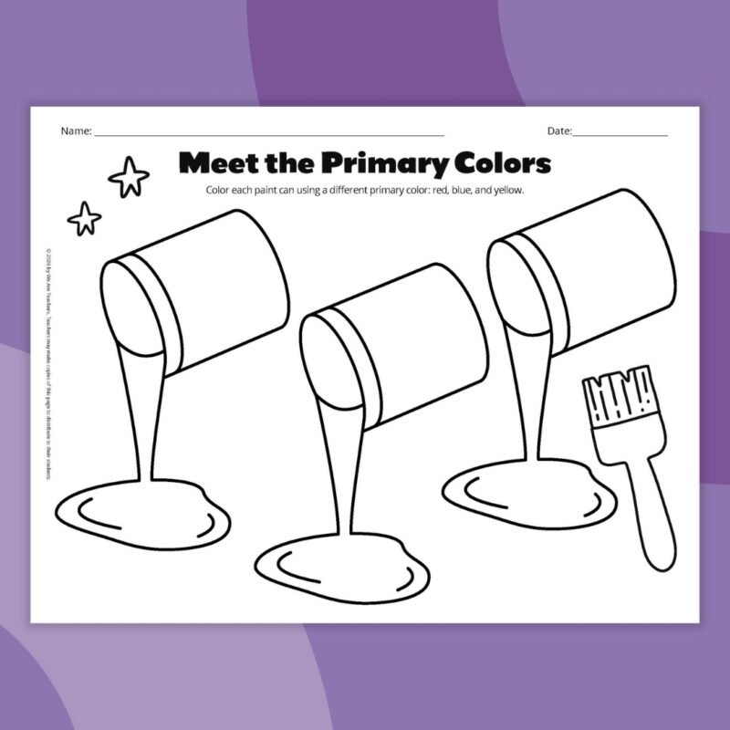 color-theory-3 color theory worksheet about primary colors