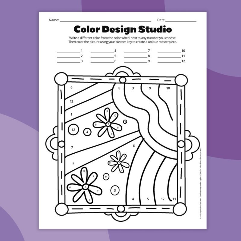 color-theory-8 color design studio worksheet