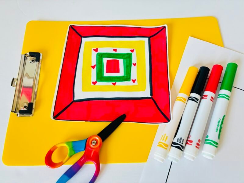 a quilt patch designed to showcase the meaning of Juneteenth